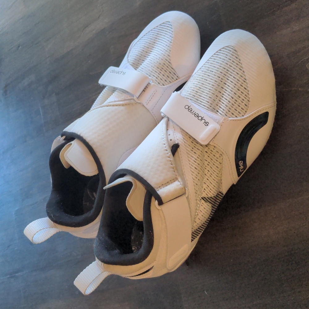 Nike White Superrep Cycling shoes